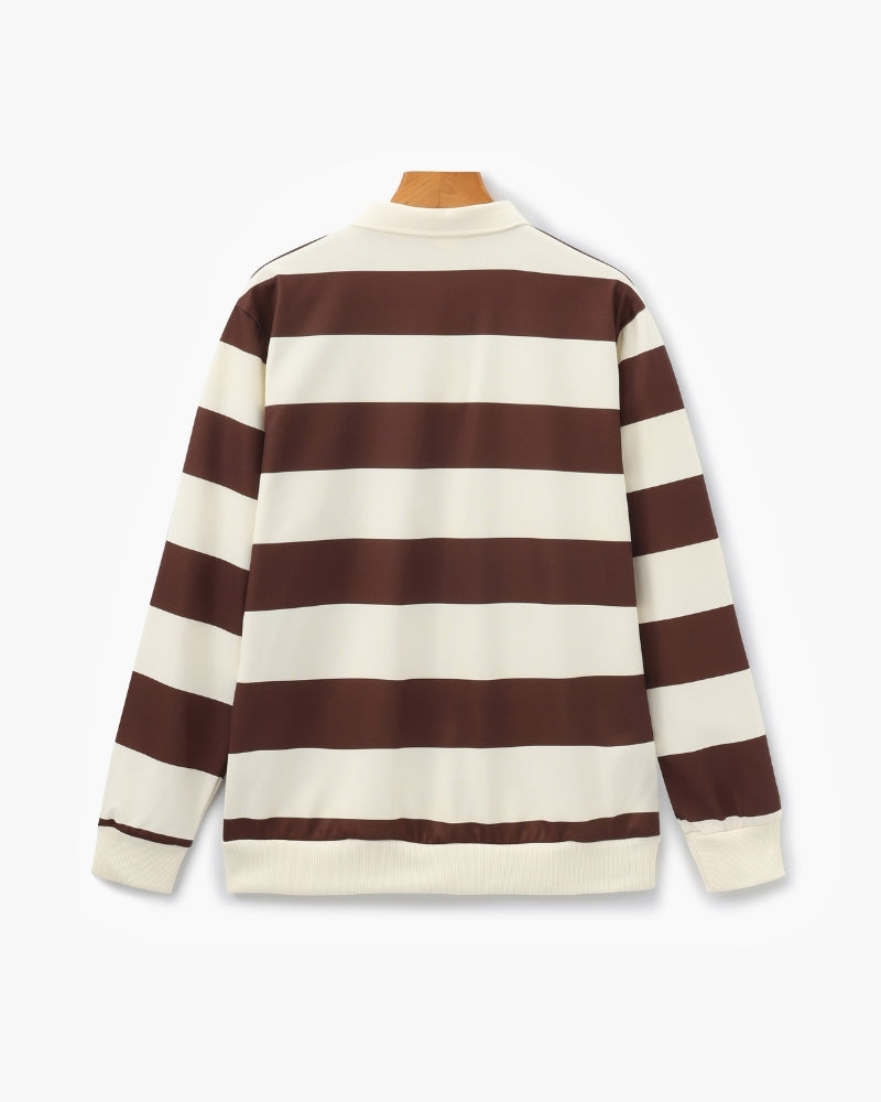 Vintage Stripe Rugby Polo