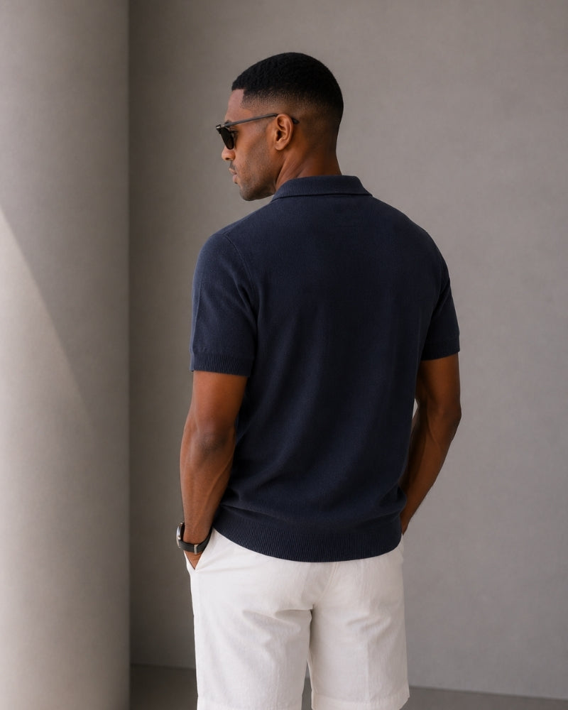 Marbella Zip Up Polo