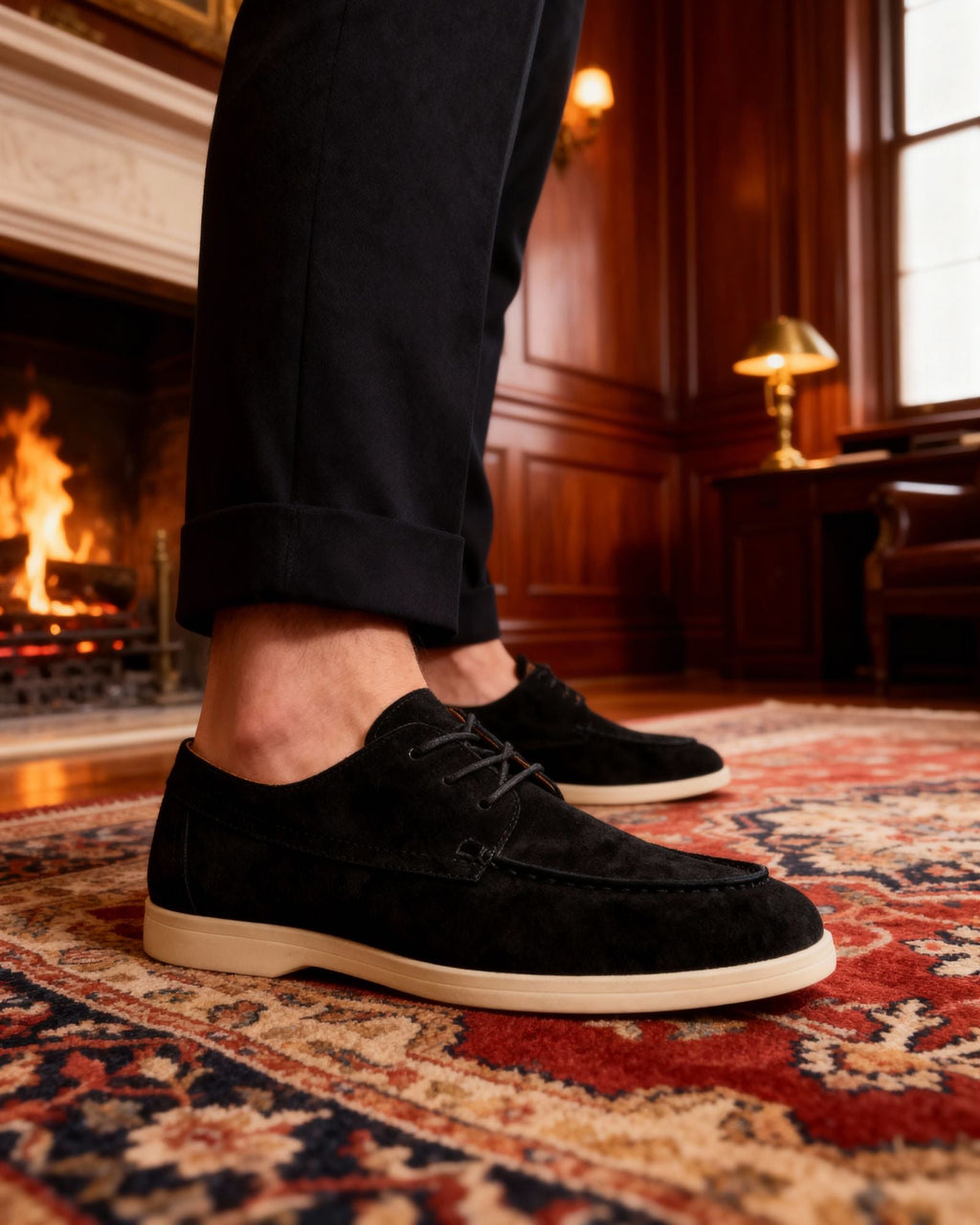 Premium Suede Lace Shoes