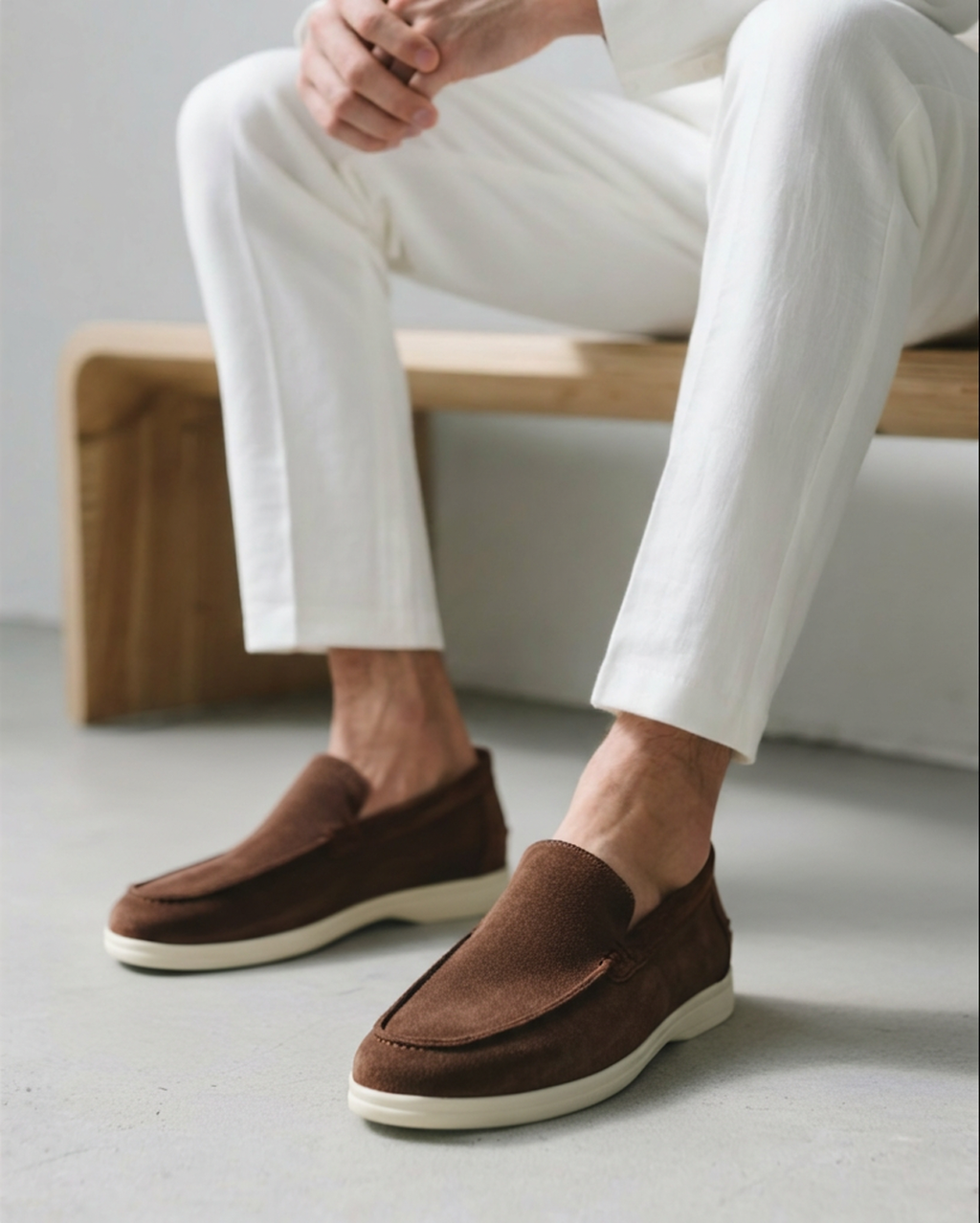 Old Money Suede Loafers