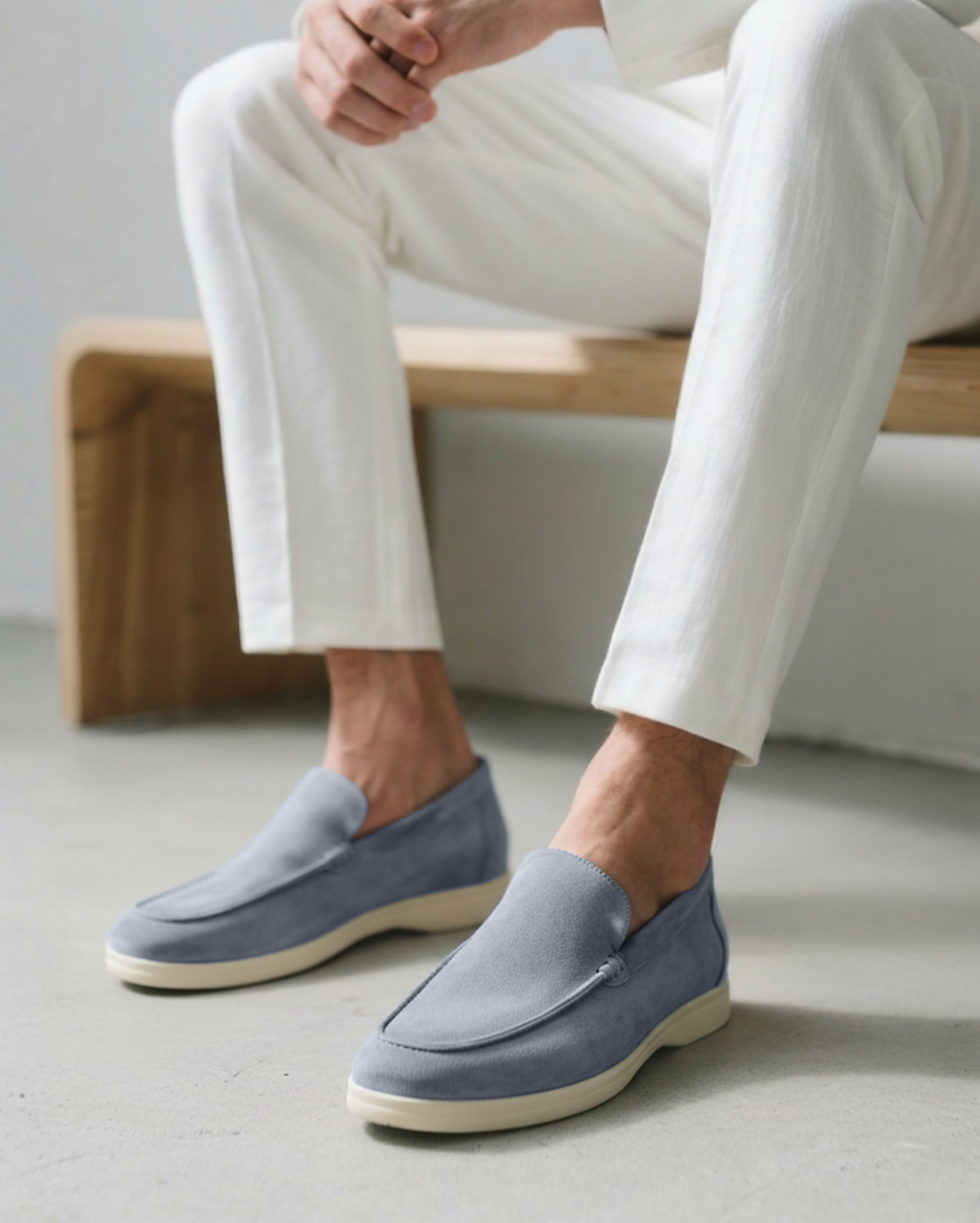 Old Money Suede Loafers