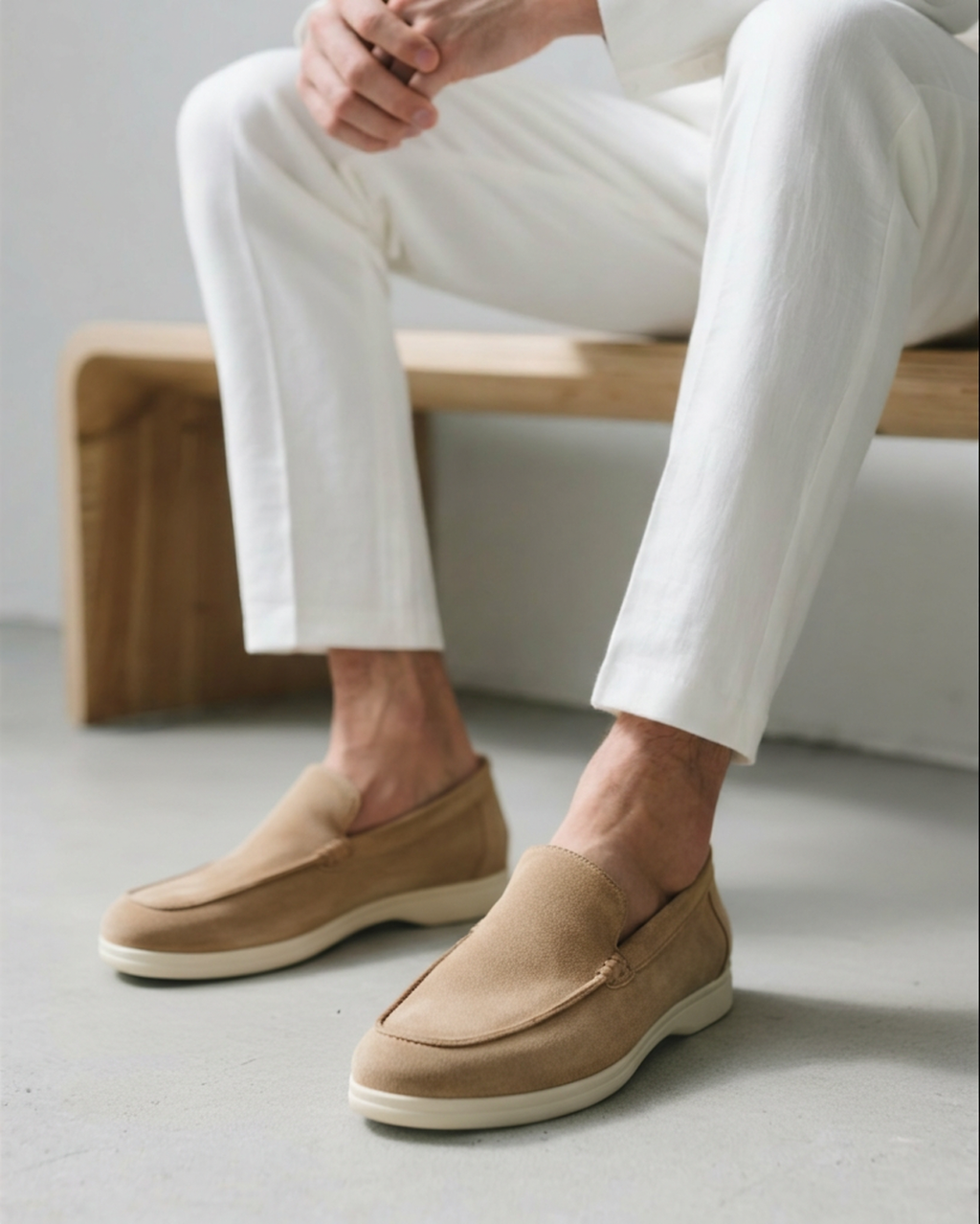 Old Money Suede Loafers
